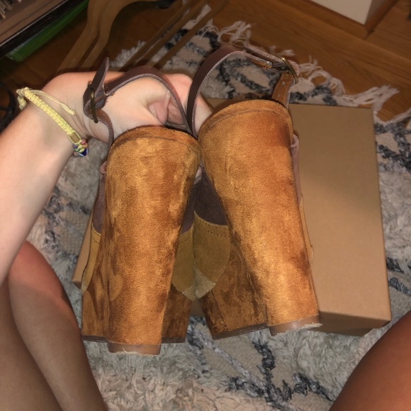 Lucky Brand Suede Wedges - Picture 6 of 6